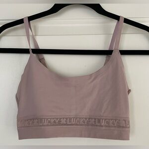 Lucky Brand Dusty Pink Bralette
